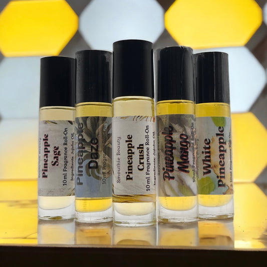 Pineapple Scented Fragrance Roll On Gift Set