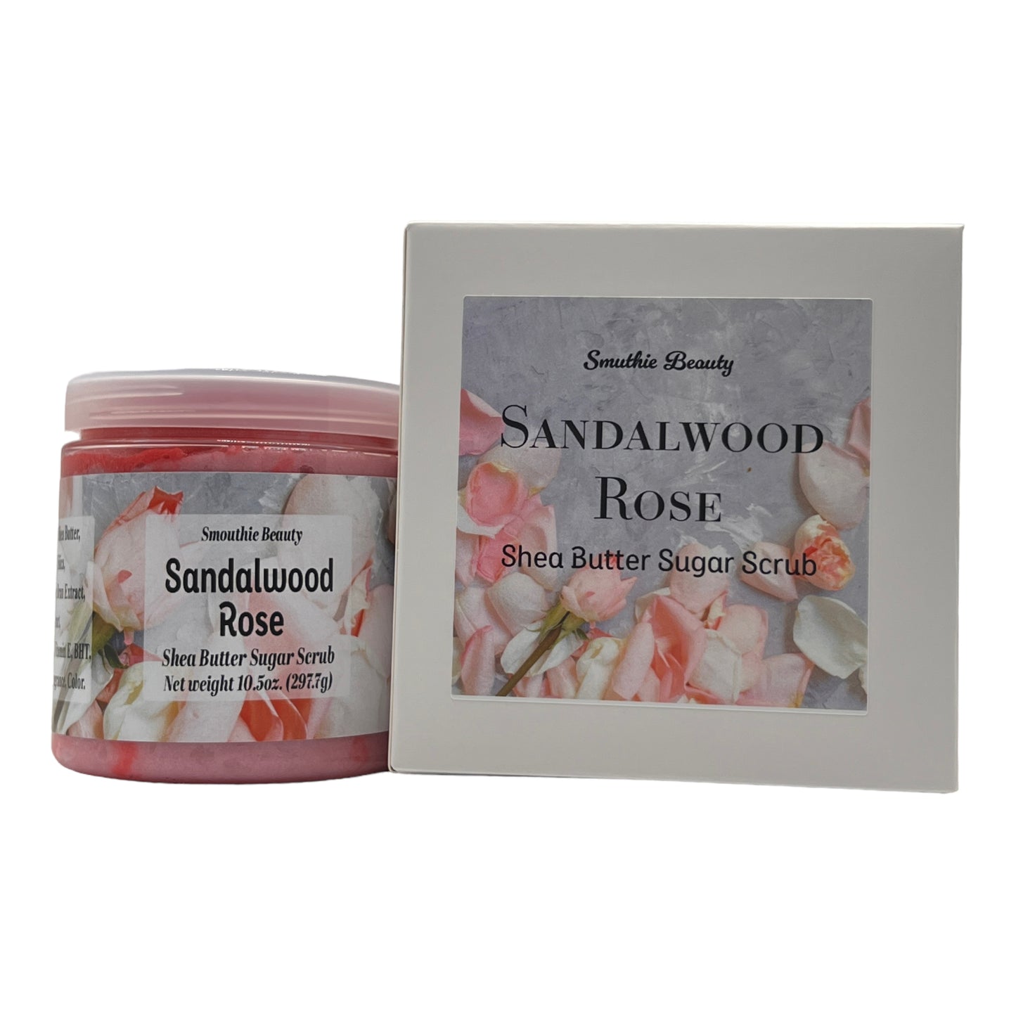 Sandalwood Rose Shea Butter Sugar Scrub