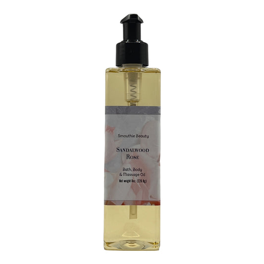 Sandalwood Rose Bath, Body & Massage Oil