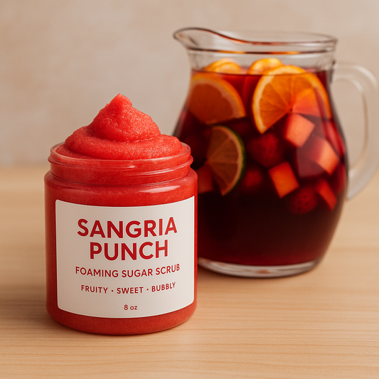 Sangria Punch Foaming Sugar Scrub