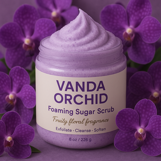Vanda Orchid Foaming Sugar Scrub