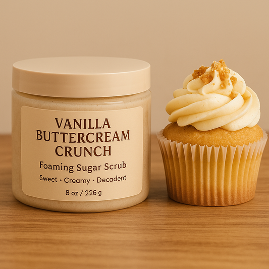 Vanilla Buttercream Crunch Foaming Sugar Scrub