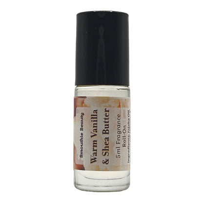 Warm Vanilla & Shea Butter Perfume Oil Fragrance Roll On