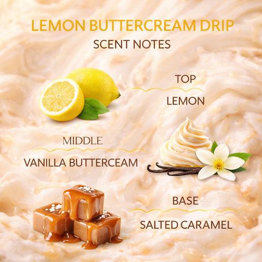 Lemon Buttercream Drip - Foaming Sugar Scrub
