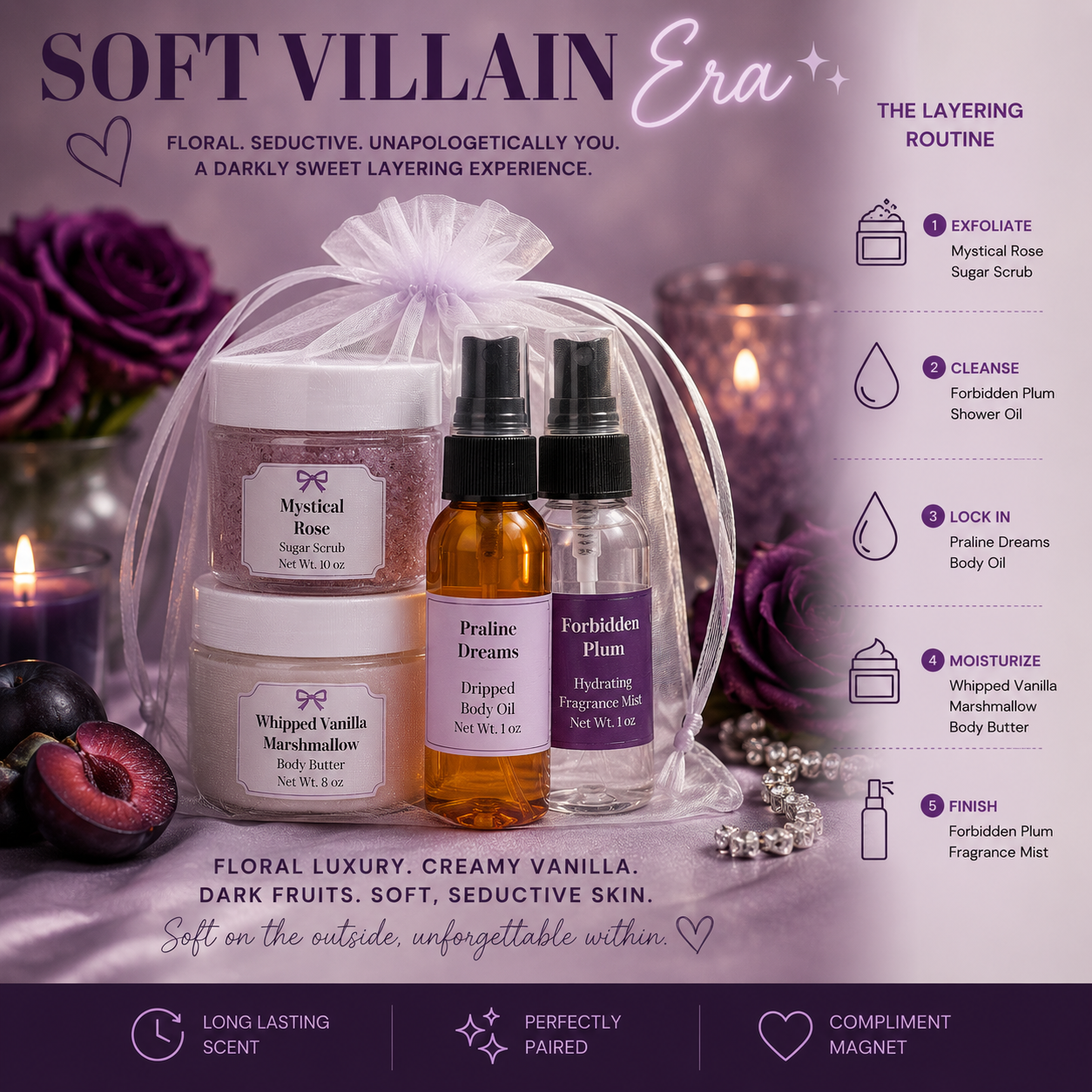 The Layering Menu - Viral Dessert Skin Scent Pairings