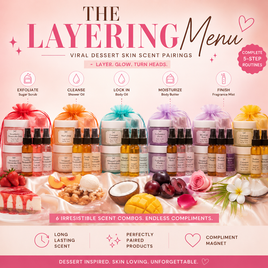 The Layering Menu - Viral Dessert Skin Scent Pairings