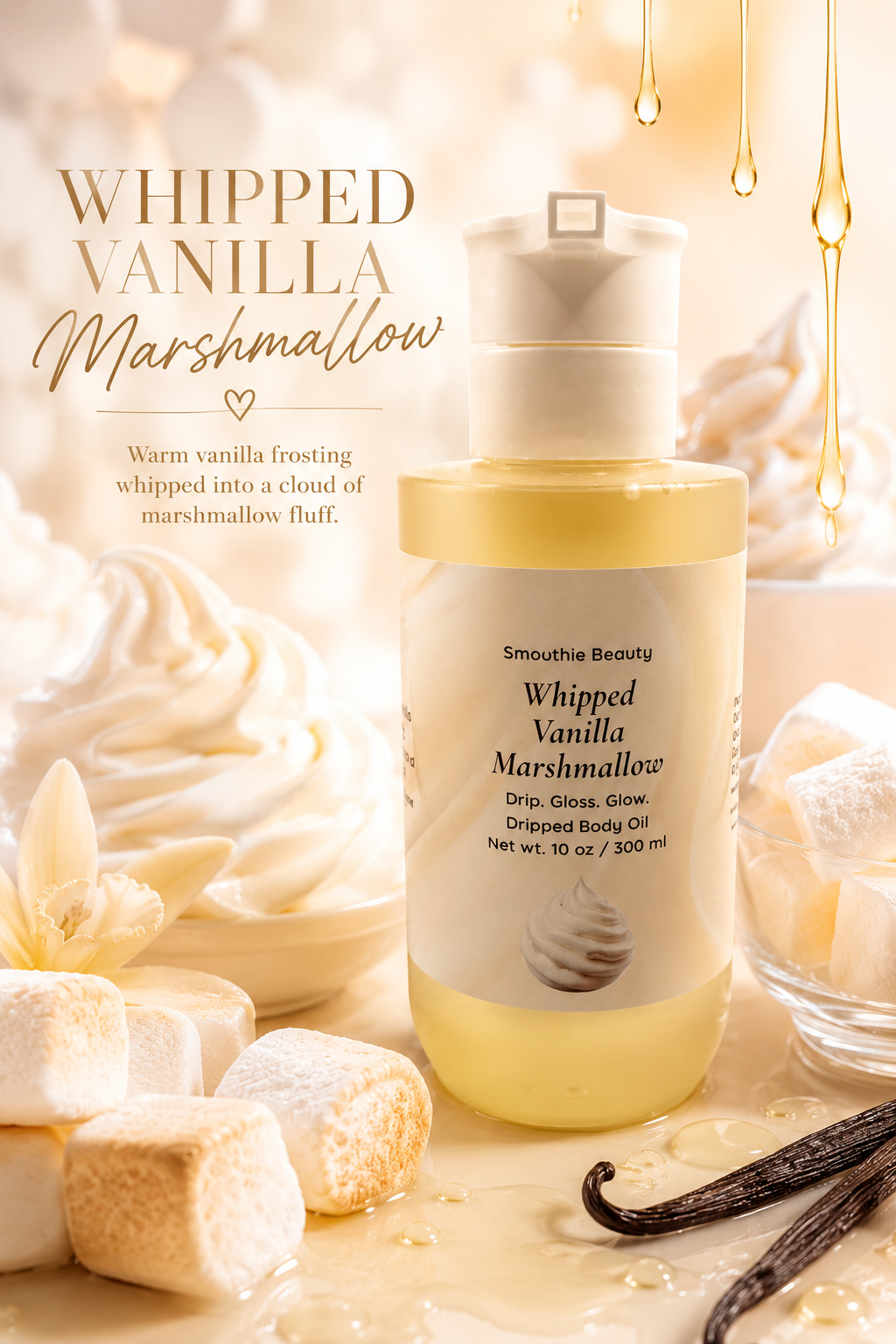 Dripped Body Oil