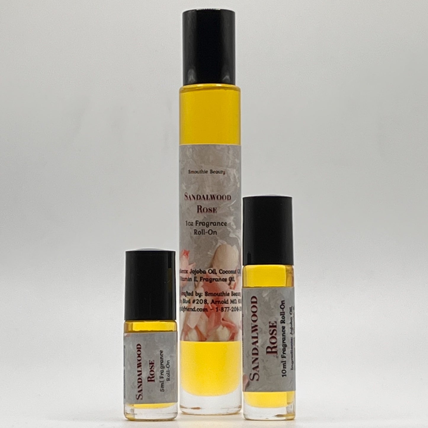 Sandalwood Rose Perfume Oil Fragrance Roll On