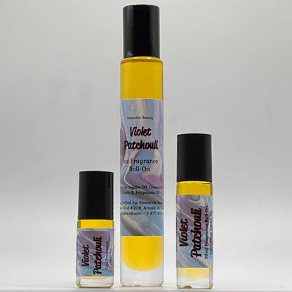 Violet Patchouli Perfume Oil Fragrance Roll On