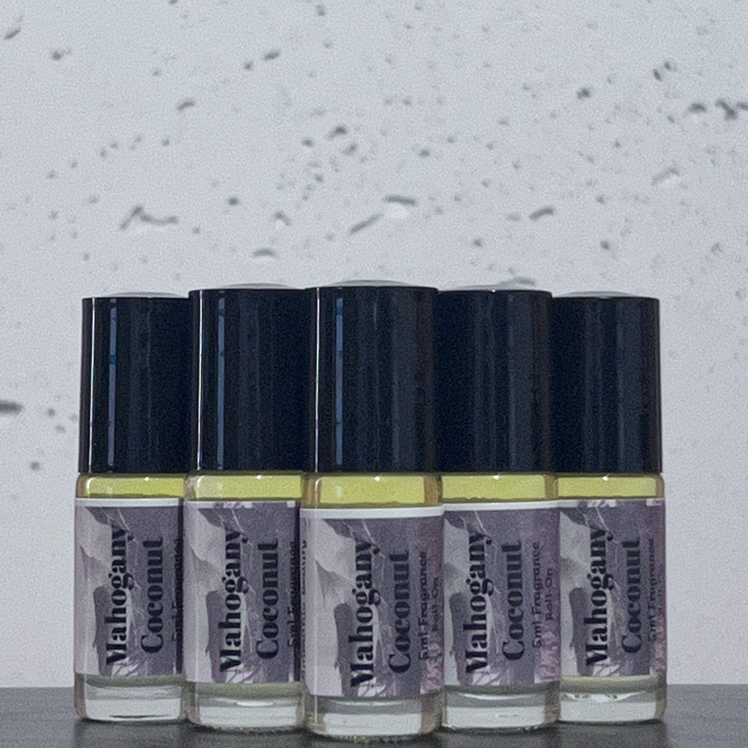 Mahogany Coconut Perfume Oil Fragrance Roll On