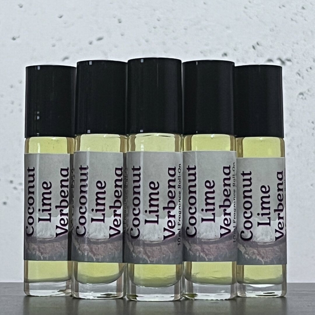 Coconut Lime Verbena Perfume Oil Fragrance Roll On