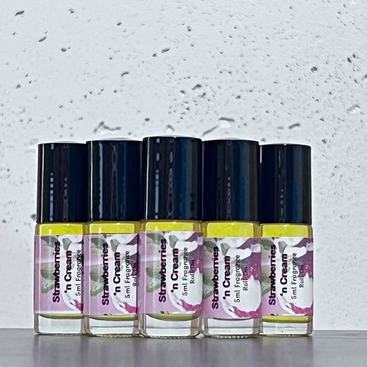 Strawberries & Cream Perfume Oil Fragrance Roll On
