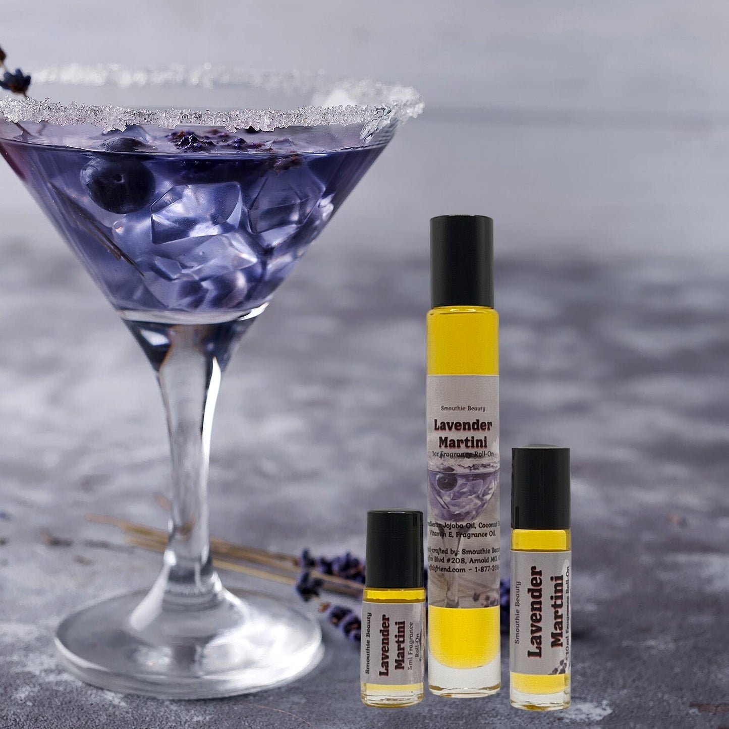 Lavender Martini Perfume Oil Fragrance Roll On