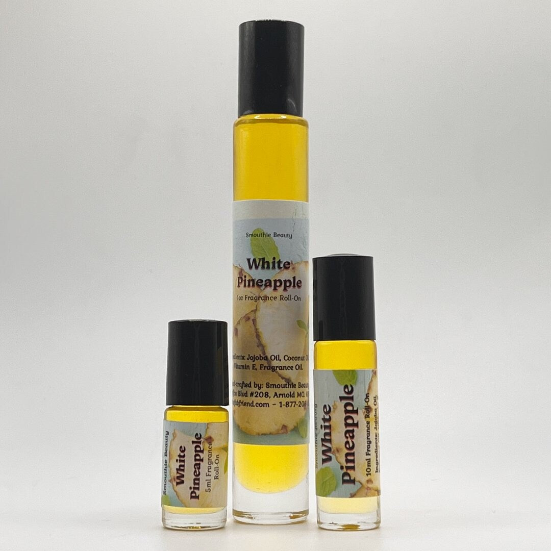 White Pineapple Perfume Oil Fragrance Roll On