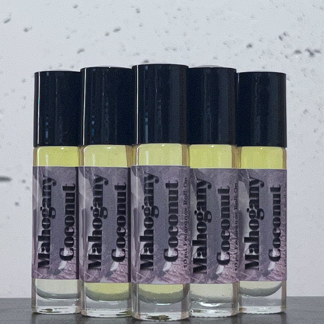 Mahogany Coconut Perfume Oil Fragrance Roll On