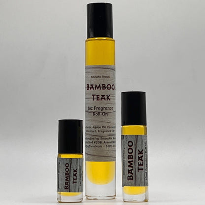Bamboo Teak Perfume Oil Fragrance Roll On