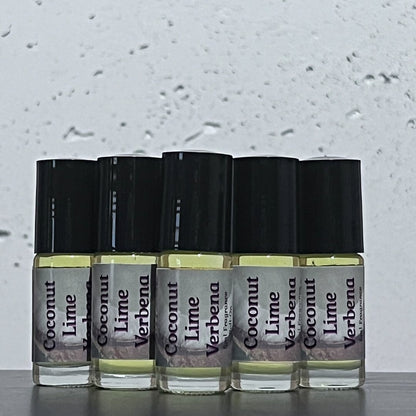Coconut Lime Verbena Perfume Oil Fragrance Roll On