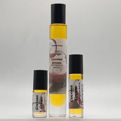 Coconut Cream Perfume Oil Fragrance Roll On